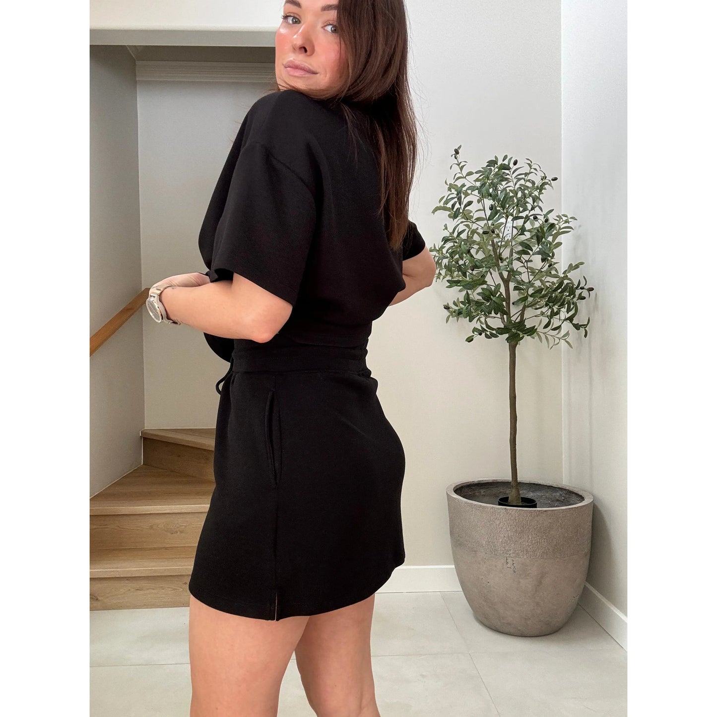 Senza Scuba Skirt | Black