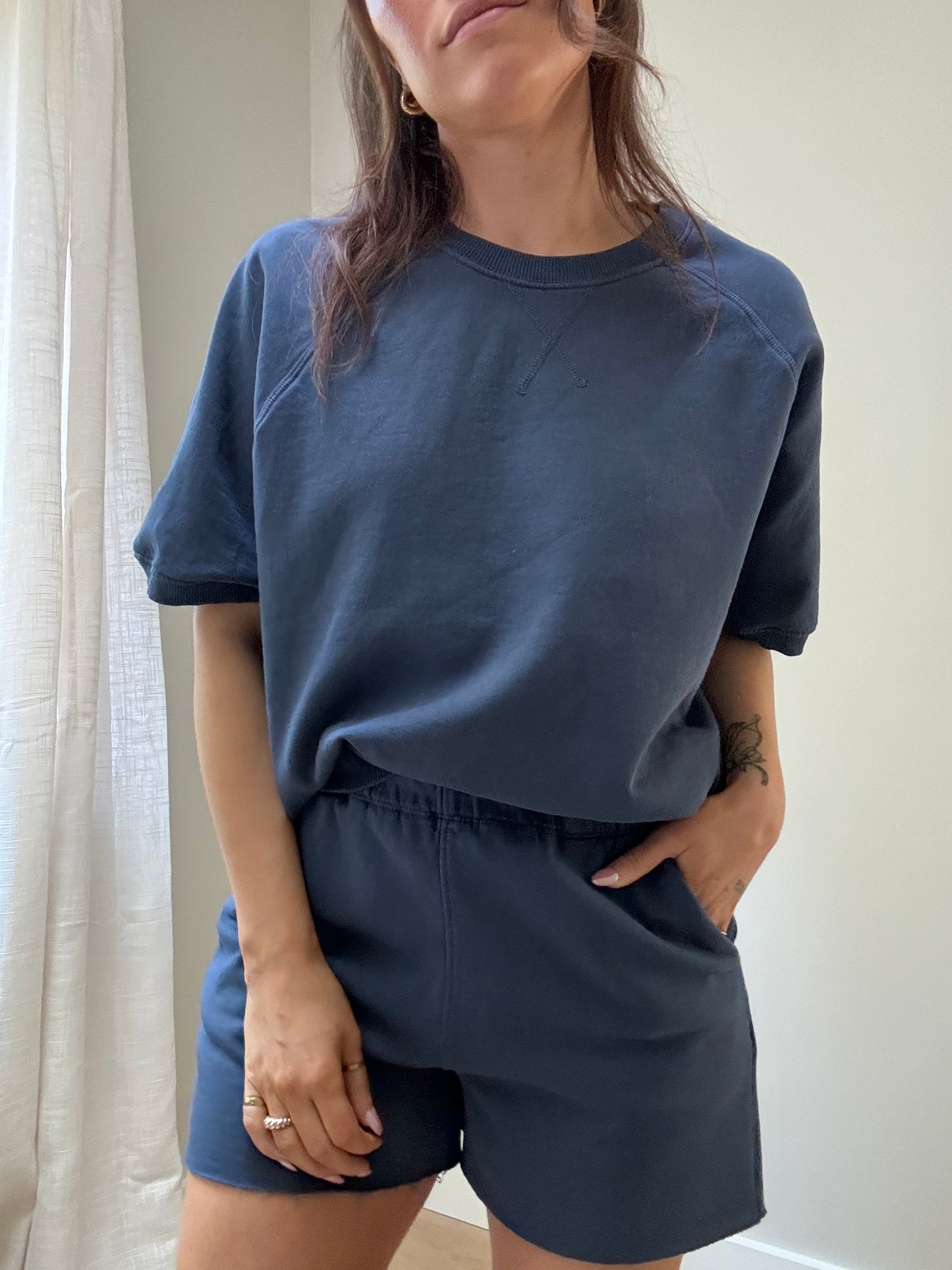 Paloma Short Sleeve Raglan Sweatshirt
