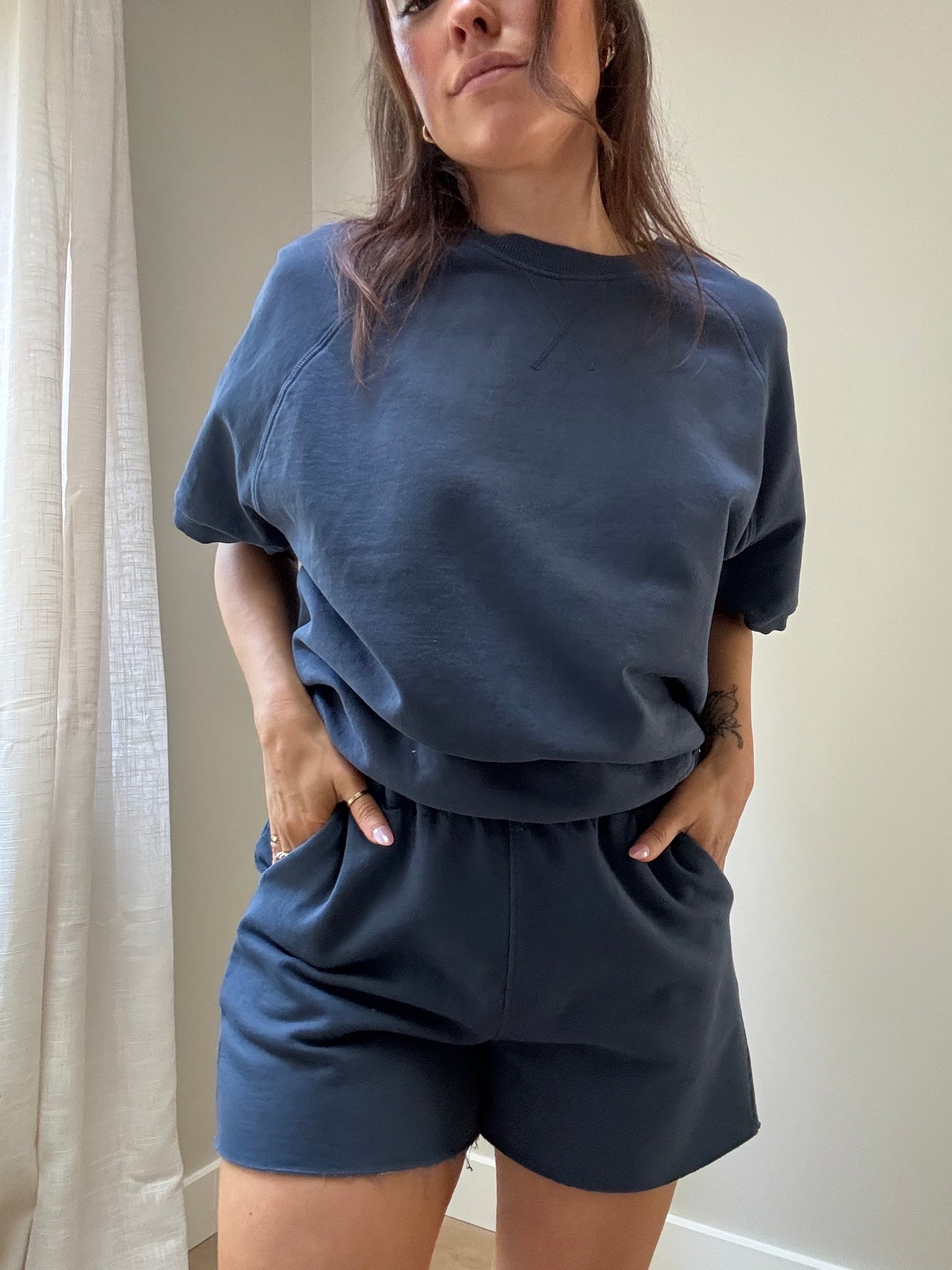 Paloma Short Sleeve Raglan Sweatshirt